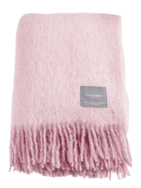 STACKELBERGS - PLAID EN MOHAIR ROSE